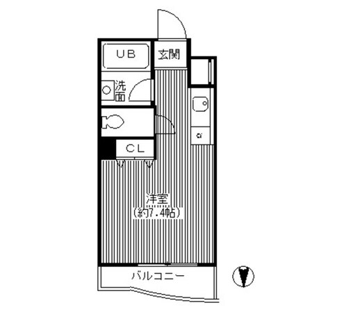 園田手良向第２マンションの物件間取画像